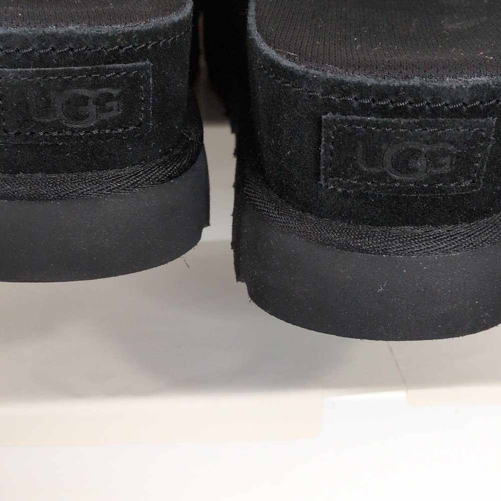 UGG Women's Goldenstar Platform Slingback Black Sandals...Size 12 - Picture 4 of 7